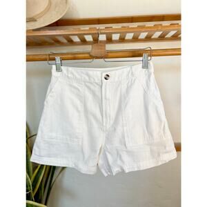 Universal Thread White Linen Shorts